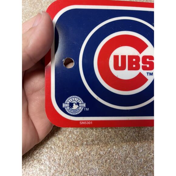 MLB Baseball Chicago Cubs Blvd Plastic Sign 24 x 4 Inches - Picture 2 of 3